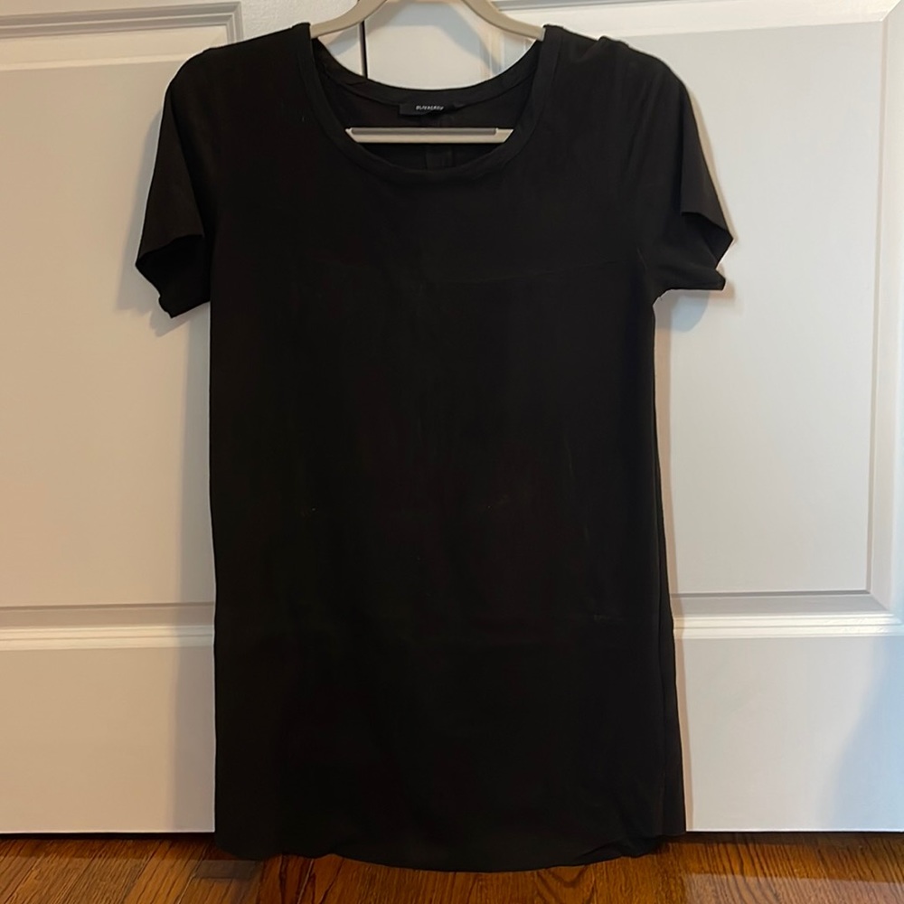 Olivaceous Fuax Leather Dress